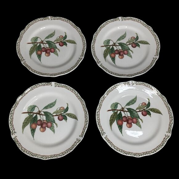 Noritake Royal Orchard Plates 8-1/2" Salad Luncheon Dessert Fruit 9416 Set Of 4 - Picture 1 of 14